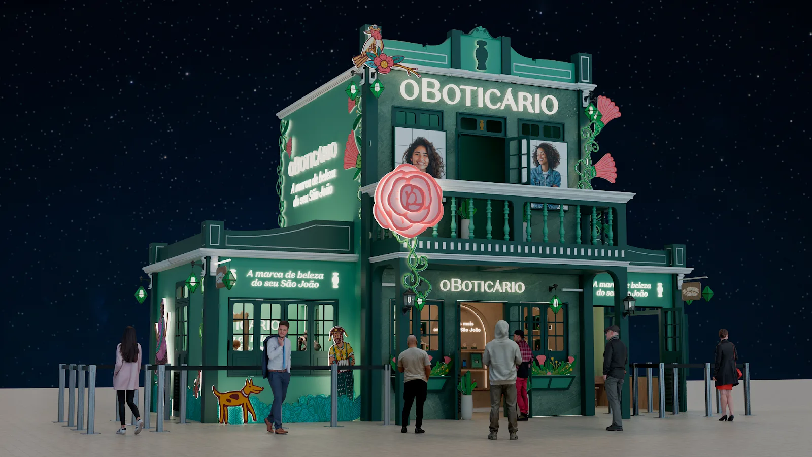 Lançamento da fragância do Boticário "Liz" no São João